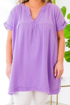 My Love Has Grown Tunic, Lavender 14 My Love Has Grown Tunic, Lavender -Chic Soul Store MyLoveHasGrownTunic Lavender 2