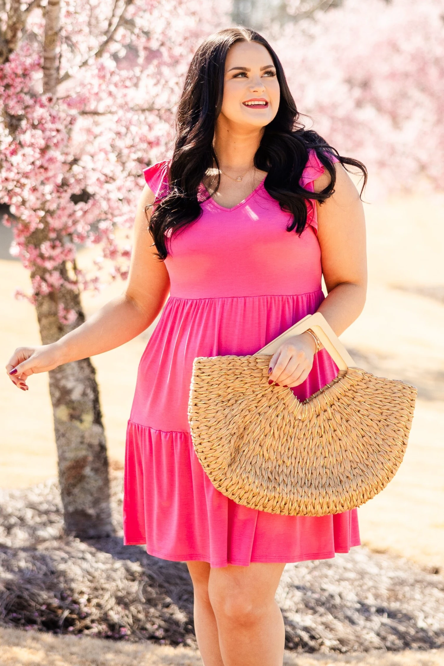 My Shining Star Dress, Fuchsia 4 My Shining Star Dress, Fuchsia - Image 2