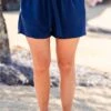 My Spoken Truth Shorts, Light Navy -Chic Soul Store MySpokenTruthShorts LightNavy 2