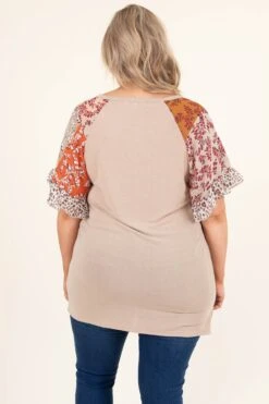 My Spotlight Top, Mocha -Chic Soul Store MySpotlightTop Mocha 9252