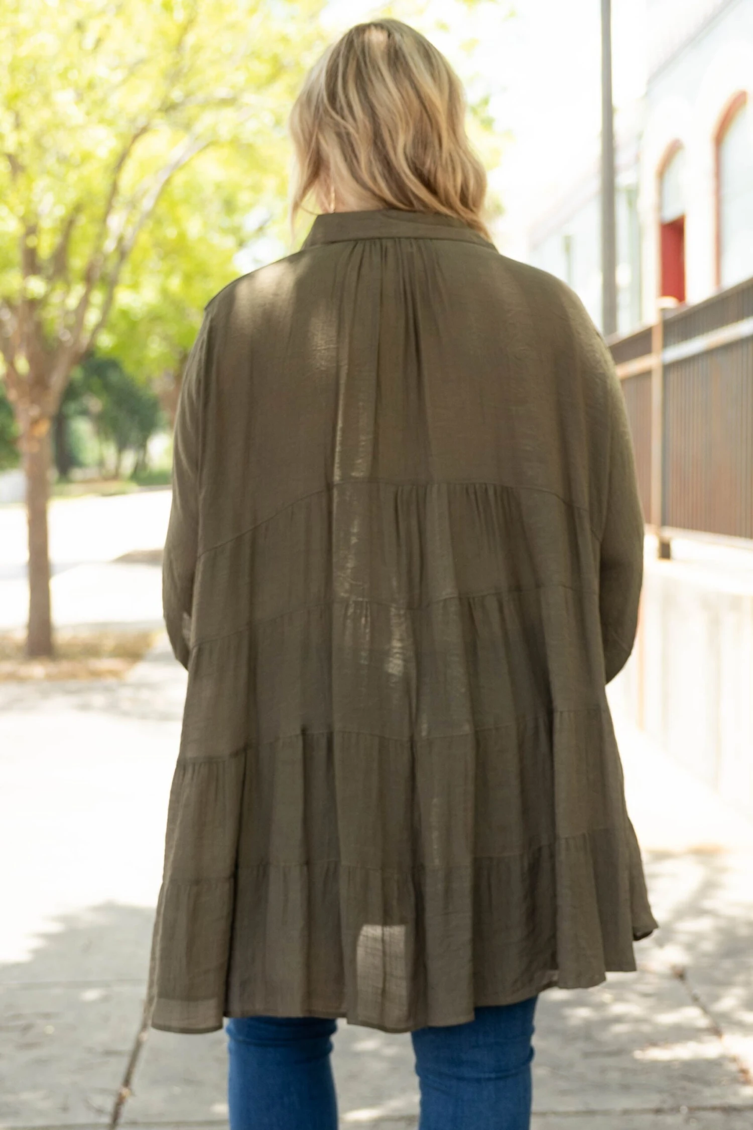 My Treat Tunic, Olive-Brown 7 My Treat Tunic, Olive-Brown - Image 5