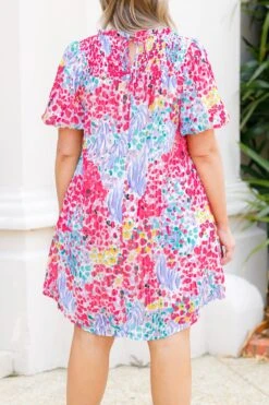 My Wild Side Dress, Blue Mix -Chic Soul Store MyWildSideDress BlueMix 1