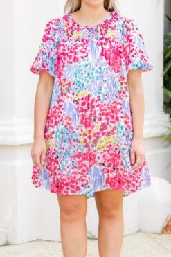 My Wild Side Dress, Blue Mix -Chic Soul Store MyWildSideDress BlueMix 2