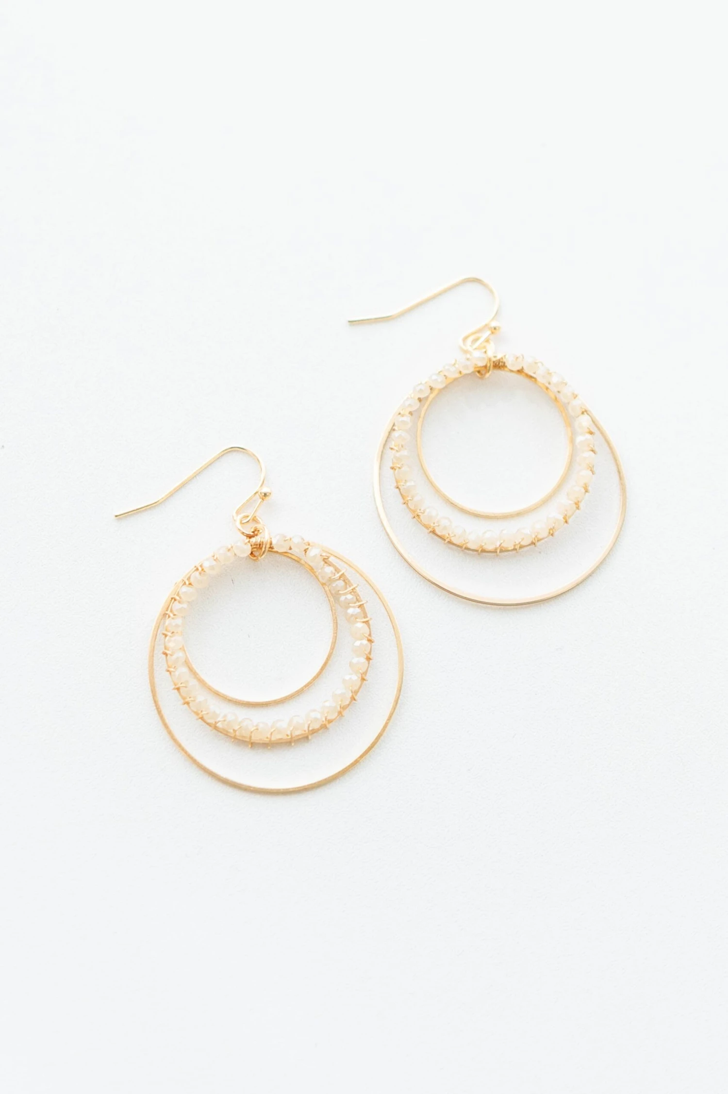 Natural Era Earrings, Gold 4 Natural Era Earrings, Gold - Image 2