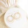 Natural Era Earrings, Gold -Chic Soul Store NaturalEraEarrings Gold 9930