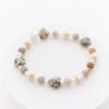 Natural Gem Bracelet, Ivory -Chic Soul Store NaturalGemBracelet Ivory 9879