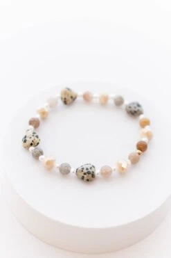 Natural Gem Bracelet, Ivory