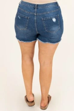 Never A Guessing Game Shorts, Blue 12 Never A Guessing Game Shorts, Blue -Chic Soul Store NeverAGuesingGame Shorts Blue 6333