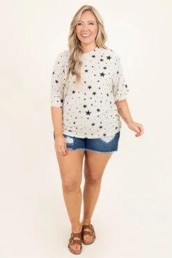 Never A Guessing Game Shorts, Blue 9 Never A Guessing Game Shorts, Blue -Chic Soul Store NeverAGuesingGame Shorts Blue 6337