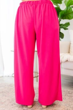 Never Be Outdone Pants, Fuchsia -Chic Soul Store NeverBeOutdonePants Fuschia