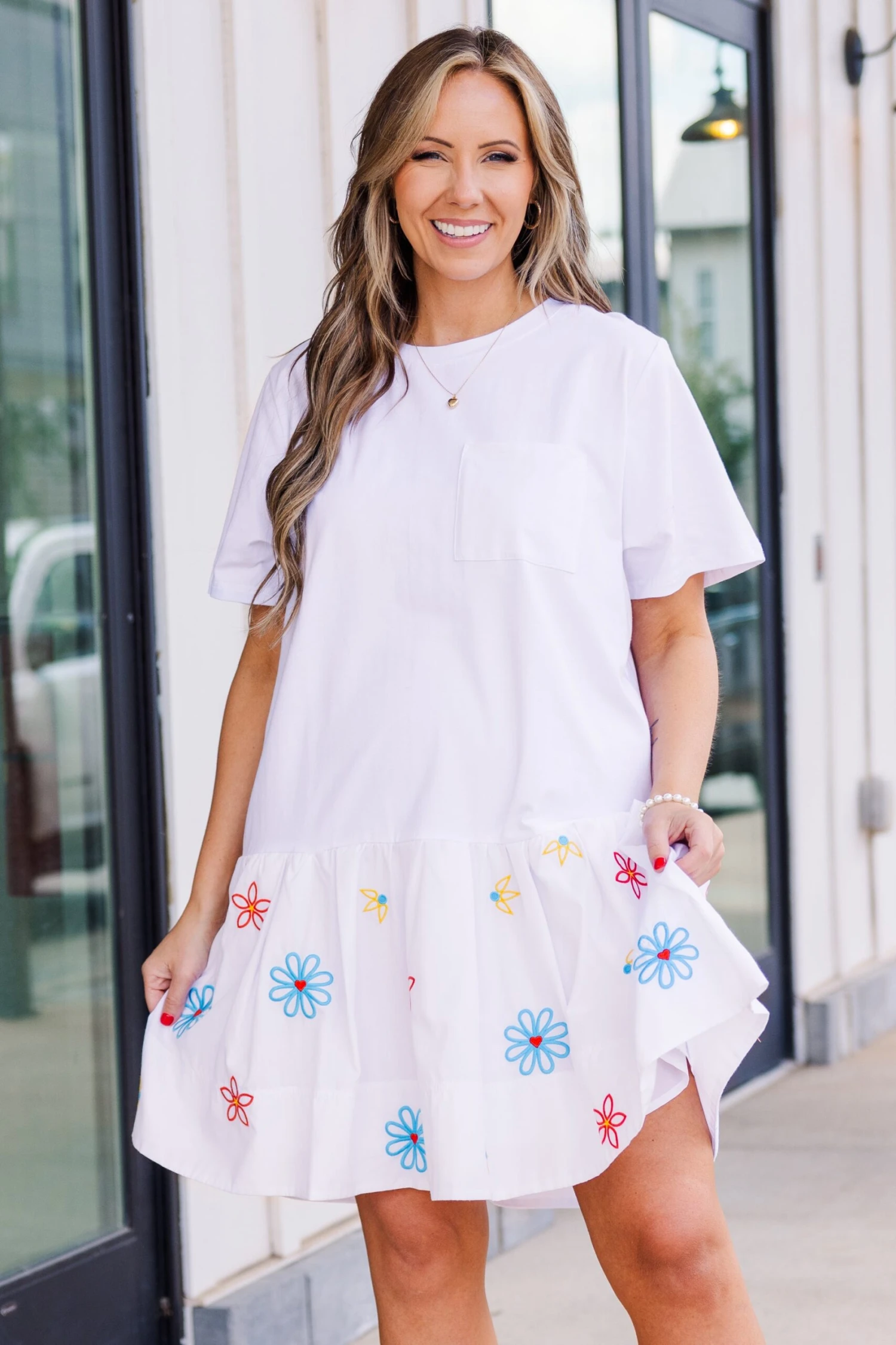 Never Ending Glamour Dress, Off White 4 Never Ending Glamour Dress, Off White - Image 2