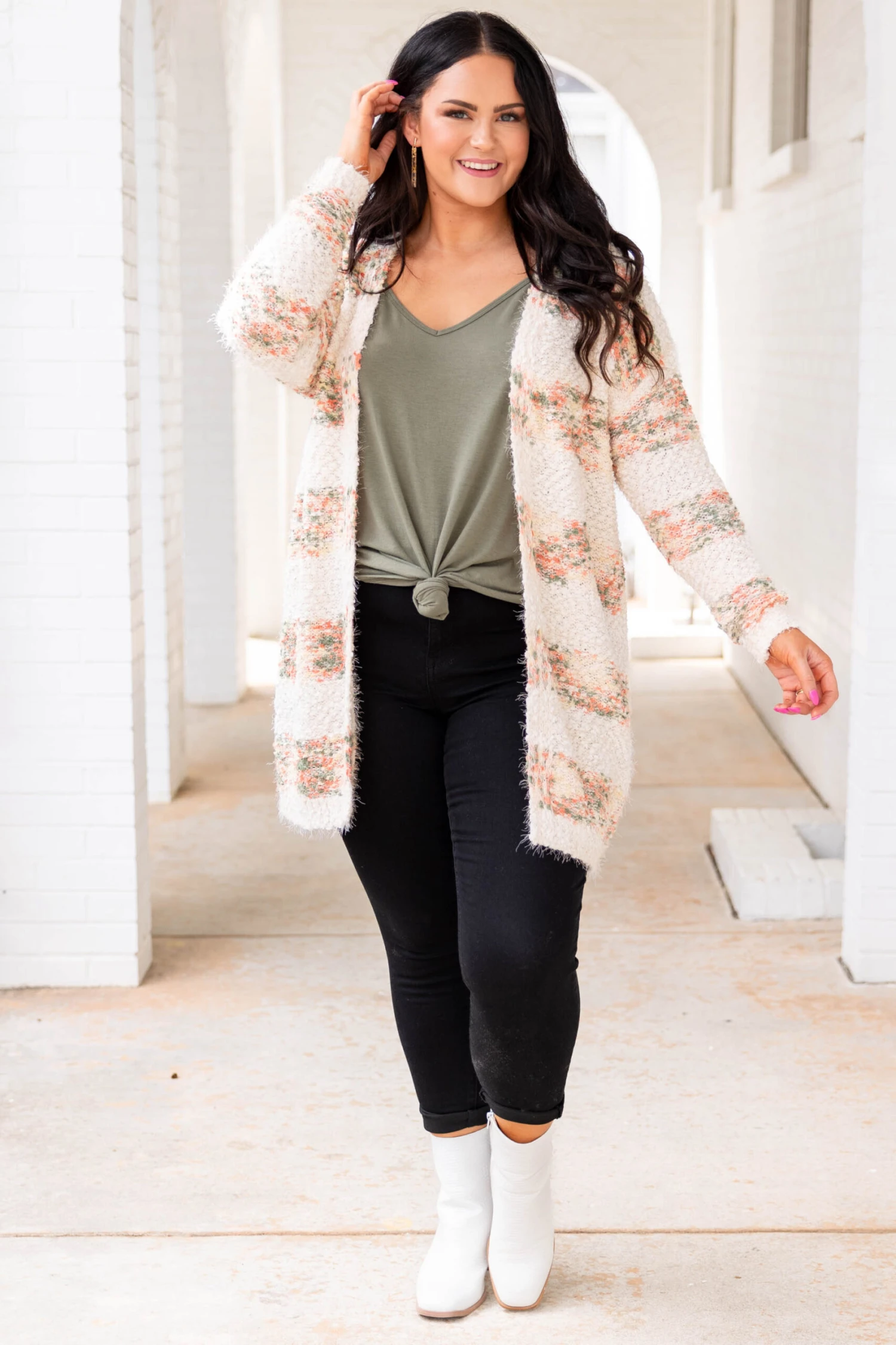 Never Go Without Cardigan, Cream Combo 5 Never Go Without Cardigan, Cream Combo - Image 3