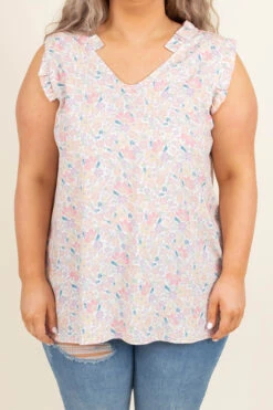 Never Goodbye Top, Pink -Chic Soul Store NeverGoodbyeTop Pink 9182