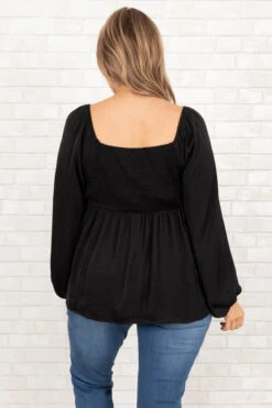 Never Hold Back Top, Black 12 Never Hold Back Top, Black -Chic Soul Store NeverHoldBackTop Black 9996