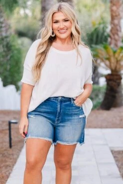 Never Really Over You Shorts, Dark Wash -Chic Soul Store NeverReallyOverShorts DarkWash4
