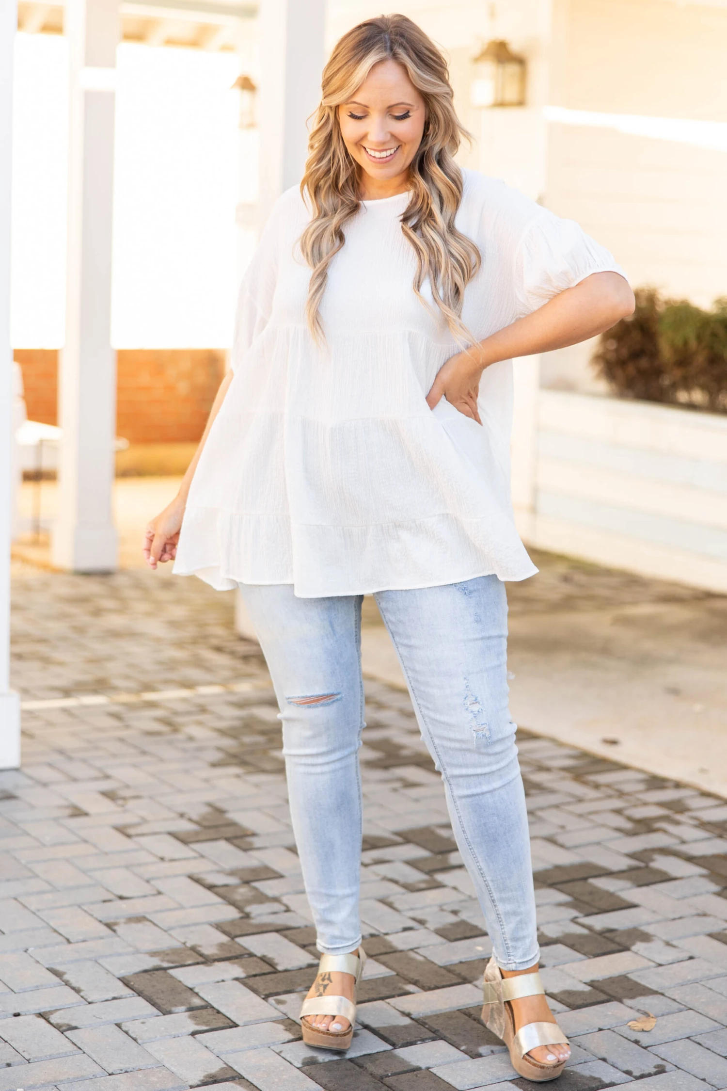 Never Stop Daydreaming Top, Off White 5 Never Stop Daydreaming Top, Off White - Image 3