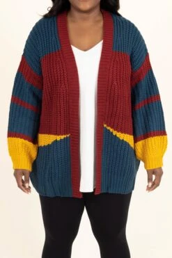 New Directions Cardigan, Teal -Chic Soul Store NewDirectionsCardigan Teal 9757