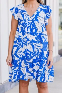 Next Big Move Dress, Royal-Off White 14 Next Big Move Dress, Royal-Off White -Chic Soul Store NextBigMoveDress Royal OffWhite 2