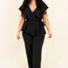 Next Level Jumpsuit, Black -Chic Soul Store NextLevelJumpsuit Black 9716