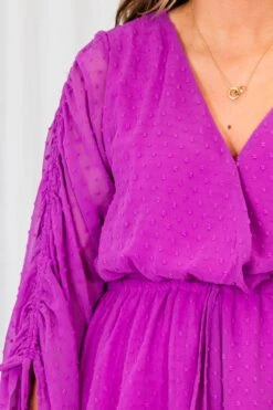 Night Lights Romper, Berry -Chic Soul Store NightLightsRomper Berry 3