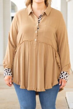 No Greater Feeling Top, Ochre -Chic Soul Store NoGreaterFeelingTop Ochre 3438