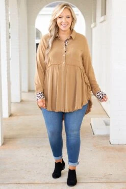 No Greater Feeling Top, Ochre -Chic Soul Store NoGreaterFeelingTop Ochre 3440