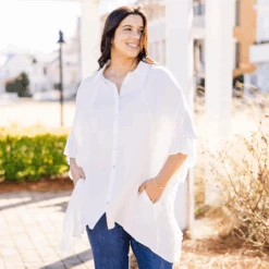 No Mirage Here Top, White