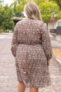 No Second Thoughts Dress, Brown -Chic Soul Store NoSecondThoughtsDress Brown 1367