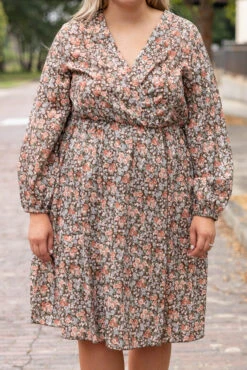 No Second Thoughts Dress, Brown -Chic Soul Store NoSecondThoughtsDress Brown 1369