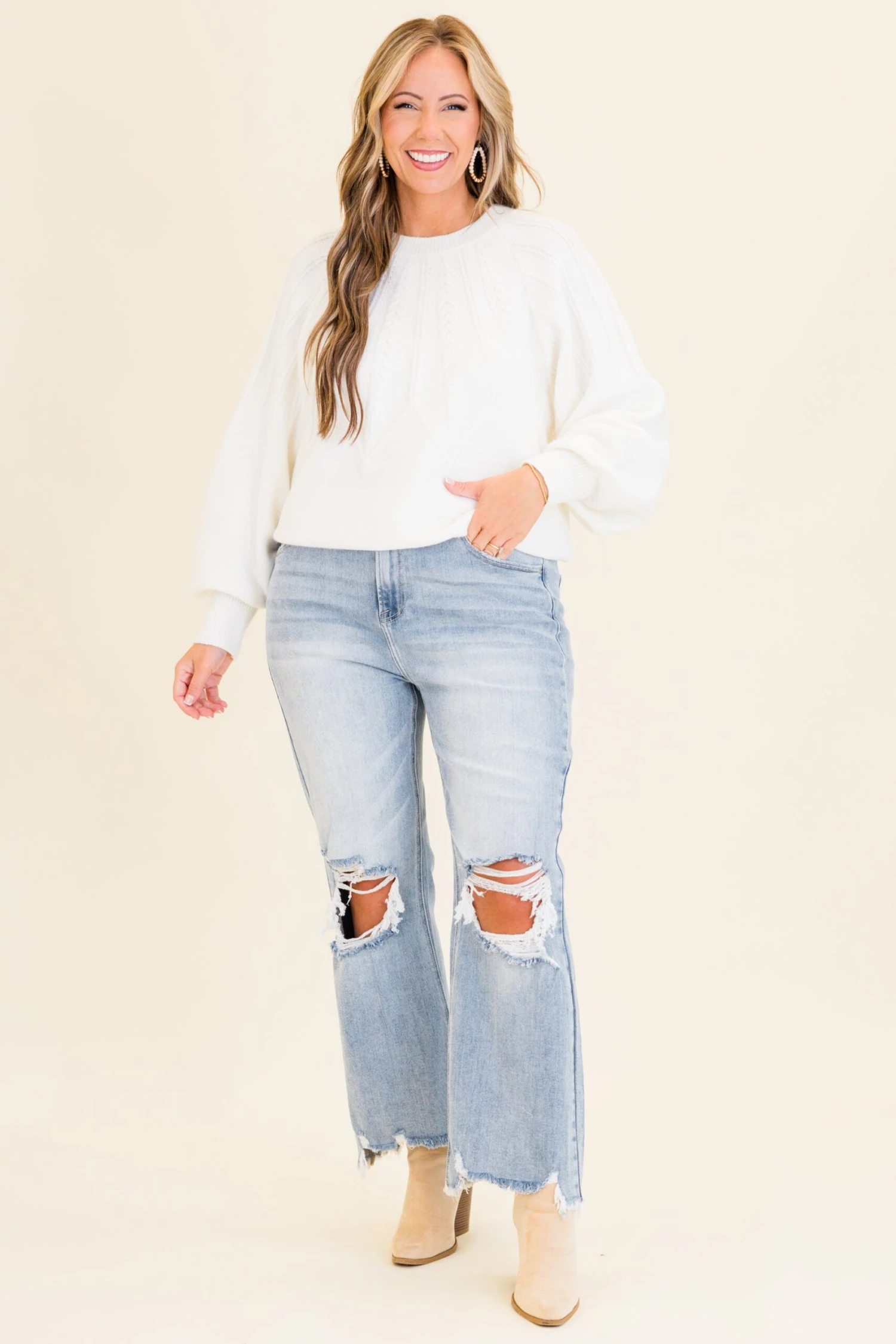 No Secrets Jeans, Light Wash 5 No Secrets Jeans, Light Wash - Image 3