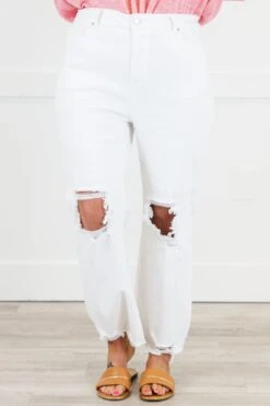 No Secrets Jeans, White 11 No Secrets Jeans, White -Chic Soul Store NoSecretsJeans White 2