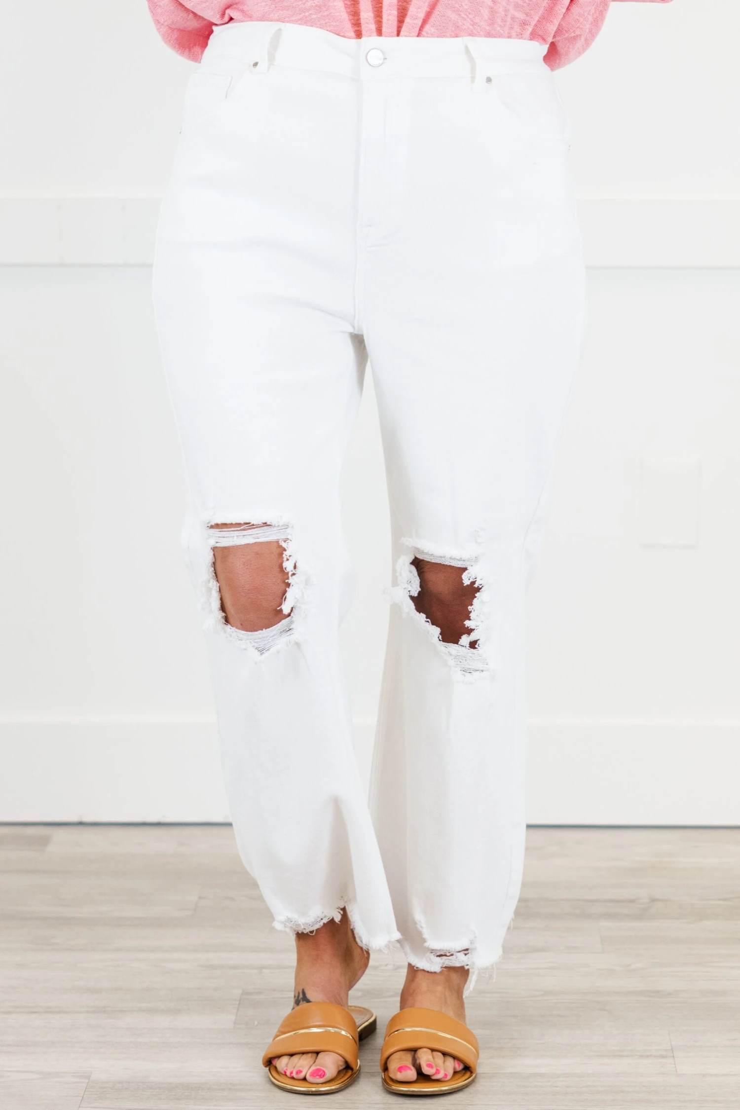 No Secrets Jeans, White 5 No Secrets Jeans, White - Image 3