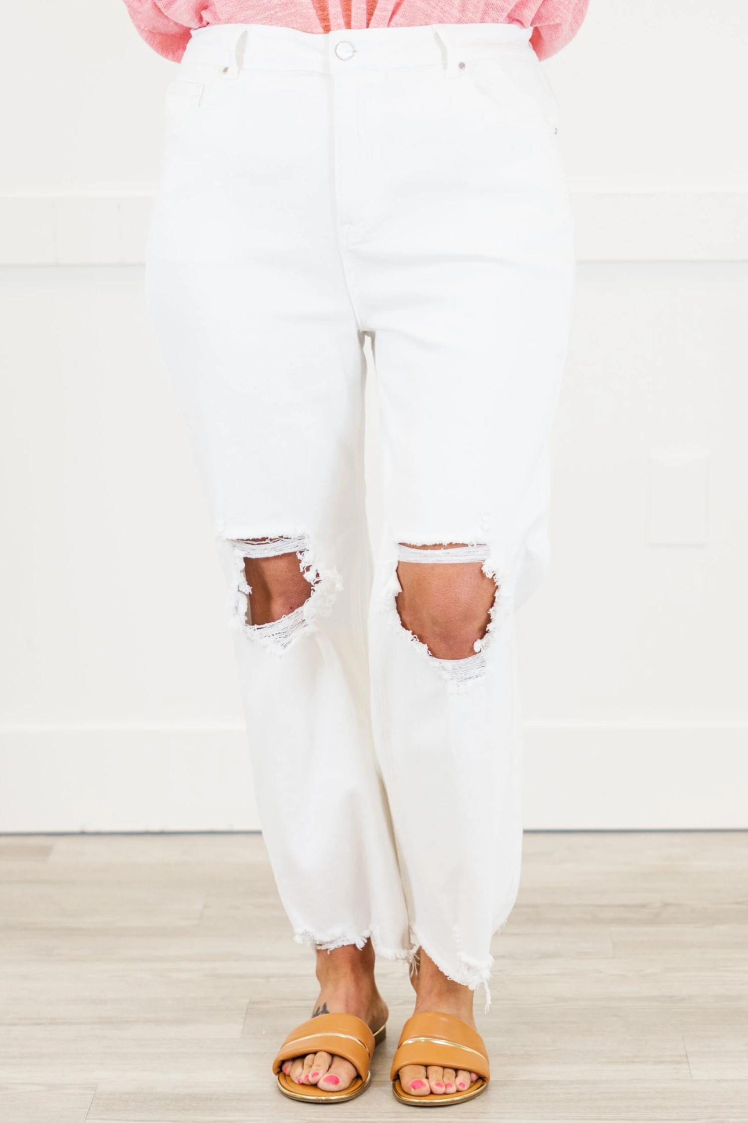 No Secrets Jeans, White 3 No Secrets Jeans, White