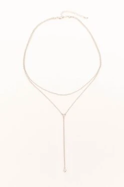 No Teardrops Necklace, Silver 6 No Teardrops Necklace, Silver -Chic Soul Store NoTeardropsNecklace Silver 9821