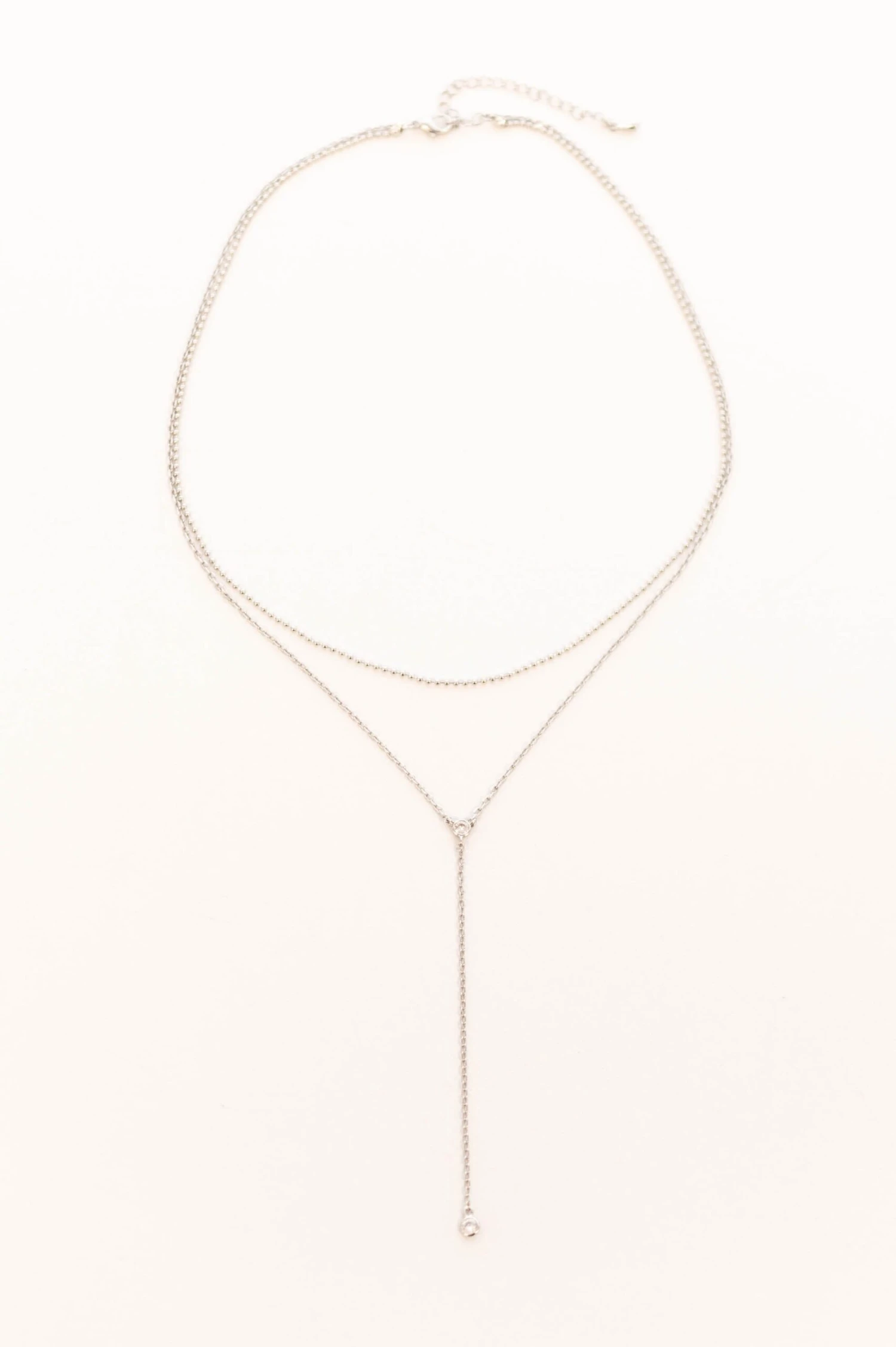 No Teardrops Necklace, Silver 4 No Teardrops Necklace, Silver - Image 2