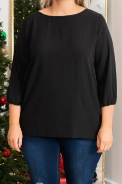 Not Forever After Top, Black -Chic Soul Store NotForeverAfterTop Black 1002