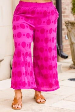 Not Much Changed Pants, Raspberry 10 Not Much Changed Pants, Raspberry -Chic Soul Store NotMuchChangedPants Raspberry