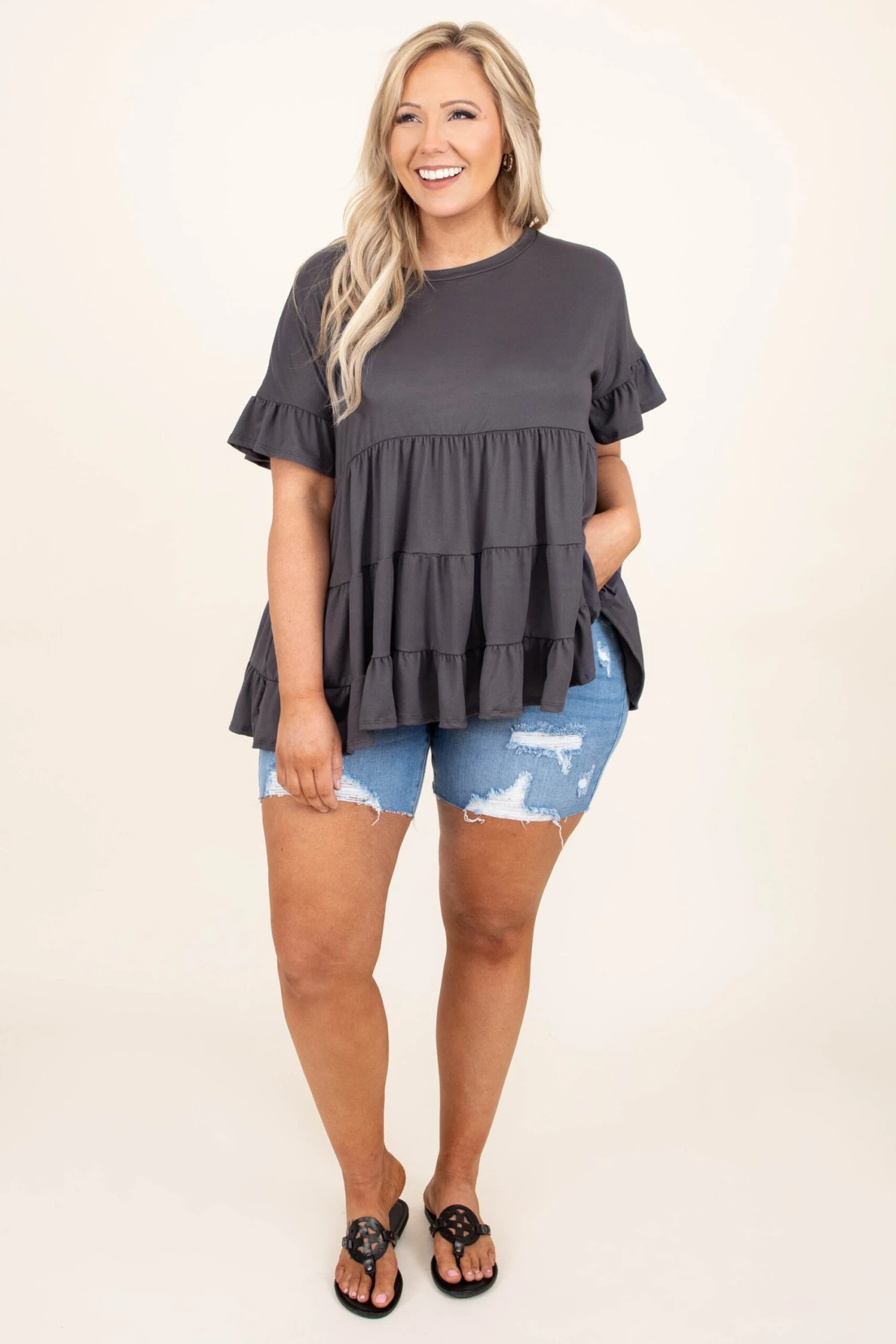 Summertime Breeze Shorts, Light Wash 4 Summertime Breeze Shorts, Light Wash - Image 2