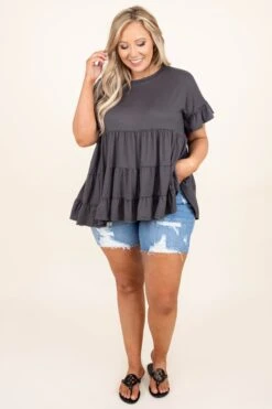 Summertime Breeze Shorts, Light Wash 11 Summertime Breeze Shorts, Light Wash -Chic Soul Store NotSoBasicTop Cement 5 0e8e344c a810 42d9 87ff c54958a05a09