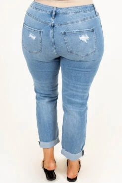 Not Your Average Boyfriend Jeans, Medium Wash -Chic Soul Store NotYourAverageBoyfriendJeans MediumWash 0021