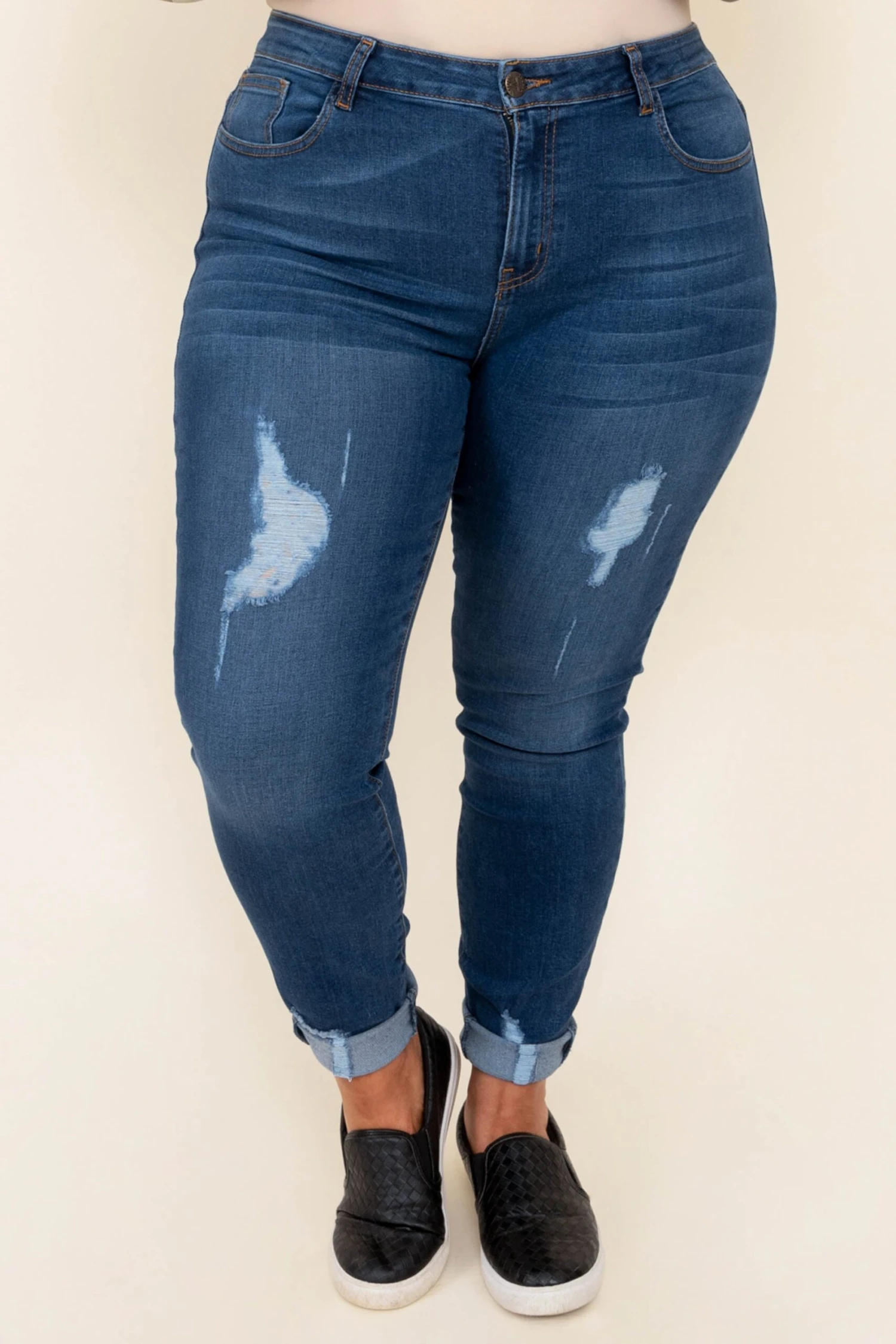 Notable Night Skinny Jeans, Medium Wash 3 Notable Night Skinny Jeans, Medium Wash