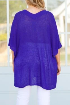 Nothing But Beauty Top, Bright Blue -Chic Soul Store NothingButBeautyTop BrightBlue 1