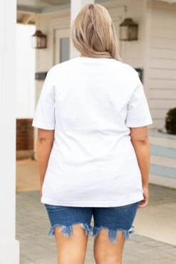 Nothing I Can't Handle Tee, White -Chic Soul Store NothingICan tHandleTee White 9828