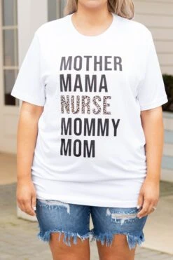 Nothing I Can't Handle Tee, White -Chic Soul Store NothingICan tHandleTee White 9829