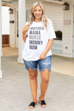 Nothing I Can't Handle Tee, White -Chic Soul Store NothingICan tHandleTee White 9837