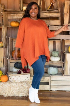 Ocean Waves Tunic, Rust 10 Ocean Waves Tunic, Rust -Chic Soul Store OceanWavesTunic Rust 6880