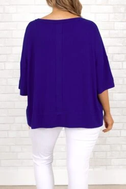 Of Course Top, Bright Blue -Chic Soul Store OfCourseTop BrightBlue 6