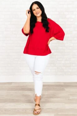 Of Course Top, Ruby 10 Of Course Top, Ruby -Chic Soul Store OfCourseTop Ruby 8