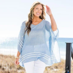 Oh Boy Tunic, Blue 15 Oh Boy Tunic, Blue -Chic Soul Store OhBoyTunic Blue 7