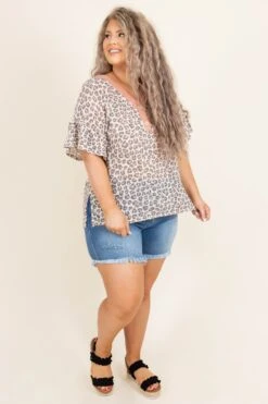 On Edge Top, Blush-Charcoal 10 On Edge Top, Blush-Charcoal -Chic Soul Store OnEdgeTop Blush Charcoal 9271